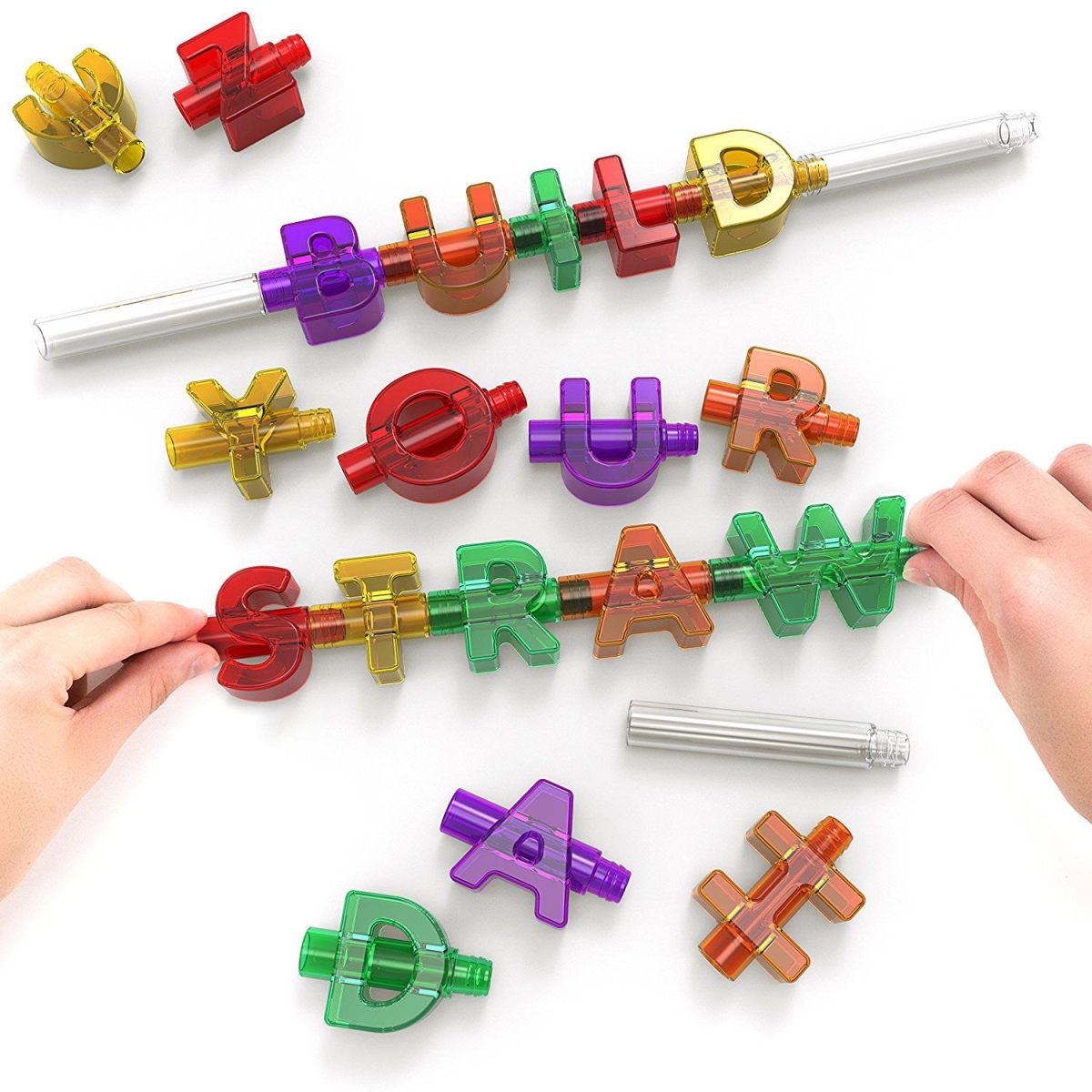 Picture of Mini Flyer SPL010001N Spelly Straws Build Your Own Straw&#44; Multi Color