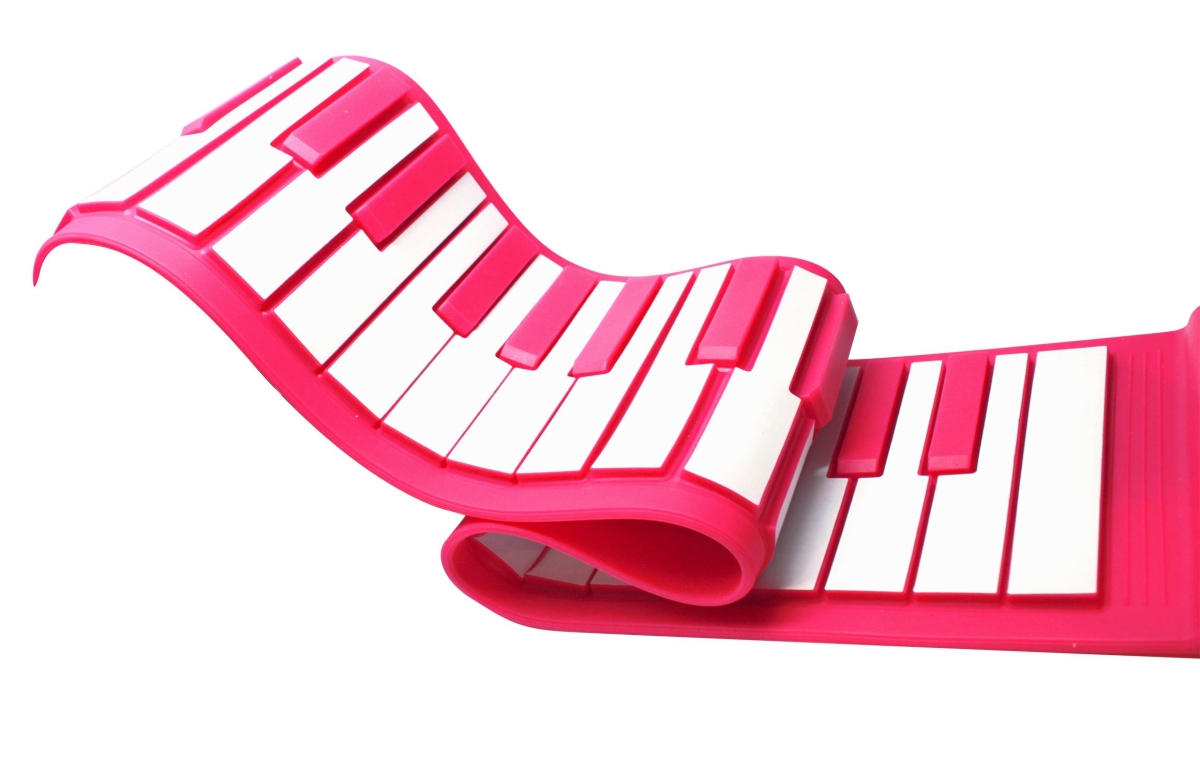 Picture of Mukikim MUK-PN37 Rock & Roll It Toy Piano Gift - Pink