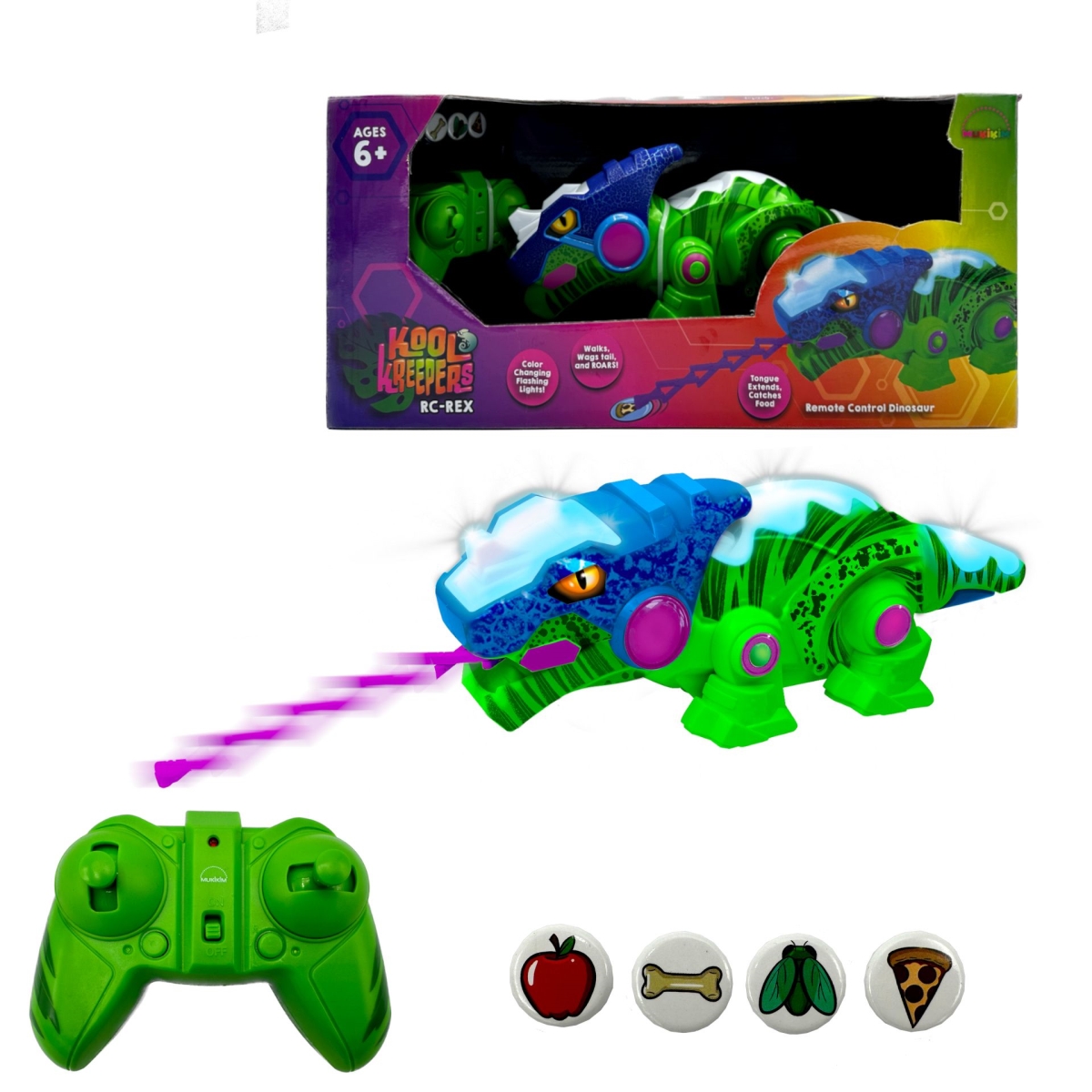 Kool Kreepers RC Rex Walking Dinosaur Toy