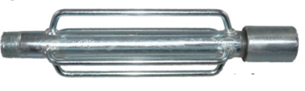 4 Wire Nozzle Skid Extension with 1 in. Hose Connection for 8 in. Pipe