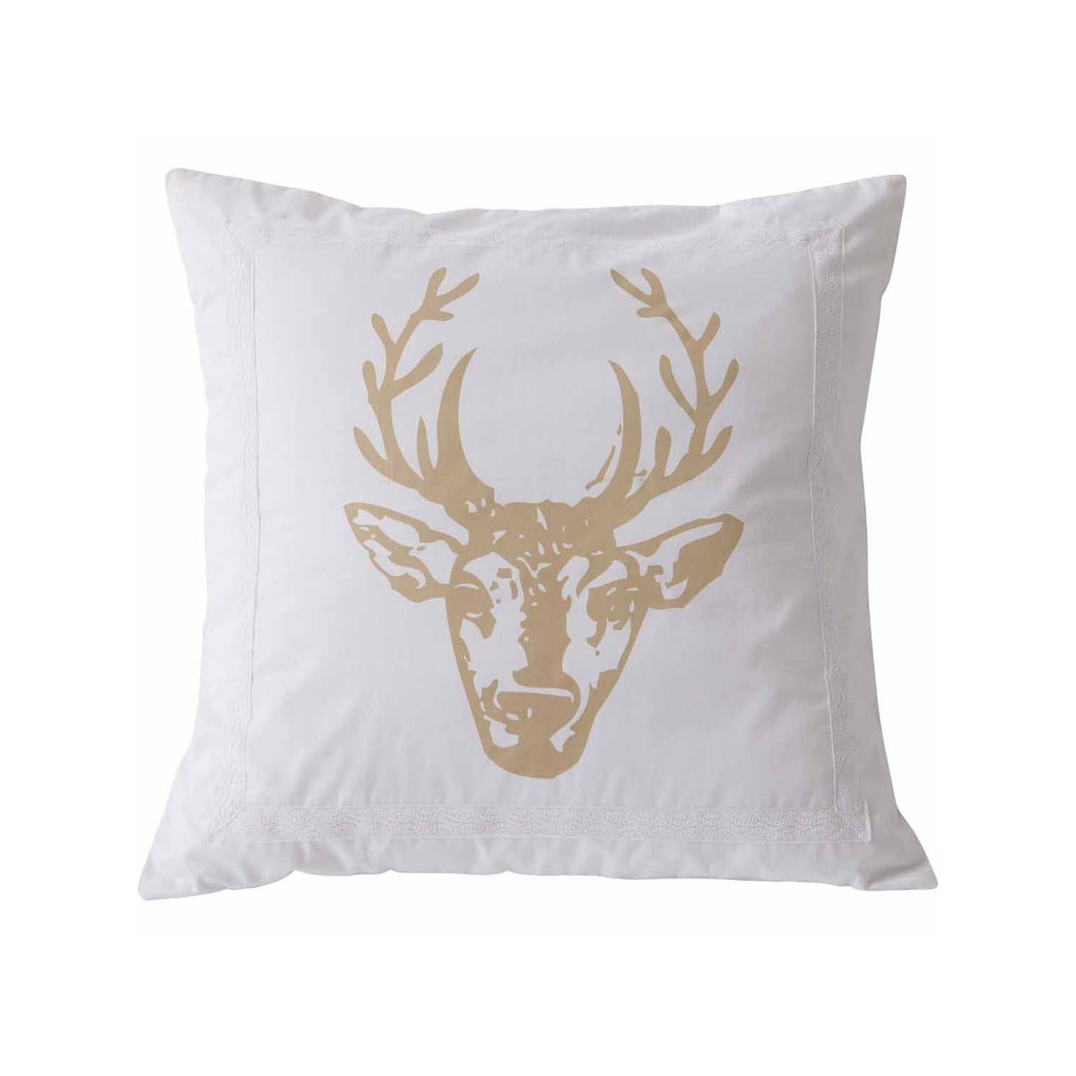 DELILAH 5204 Horizontal Stripe Decorative Throw Pillow Cushion Cover Case - 20 x 20 in. - Taupe