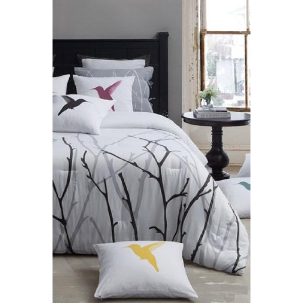 VICKI 5409 Vicki Pillow Sham with 300 Thread Count Right - King Size - Silver & Black - Pack of 12