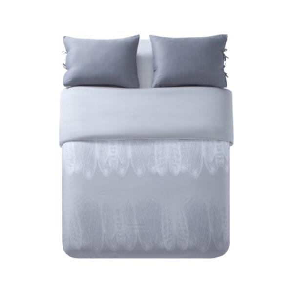 INGRID 5300 Ingrid Duvet Set with 300 Thread Count - Warm Gray - Full & Queen Size - Pack of 6