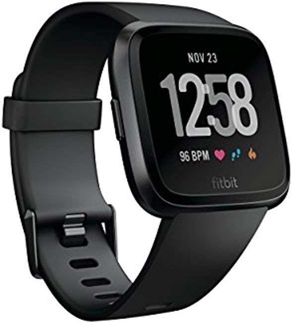 Versa Smart Watch - Black/Black Aluminium - One Size (S & L Bands Included)