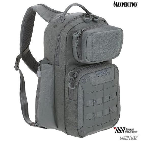 Picture of Maxpedition GRF2GRY Gridflux Sling Backpack Bag v2.0&#44; Gray
