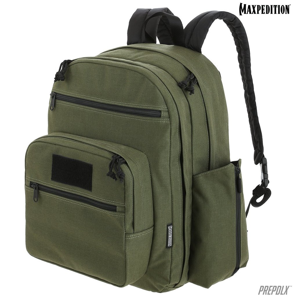 Picture of Maxpedition PREPDLXG Prepared Citizen Deluxe Backpack Bag, OD Green