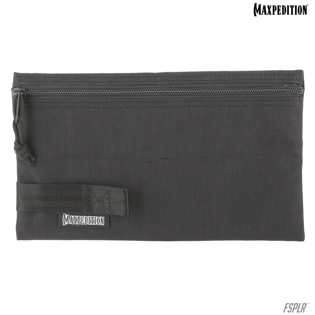 6 x 10 in. Twofold Pouch, Black