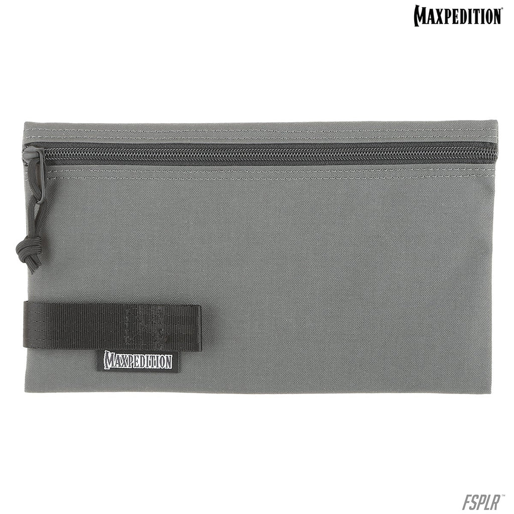 6 x 10 in. Twofold Pouch, Wolf Gray