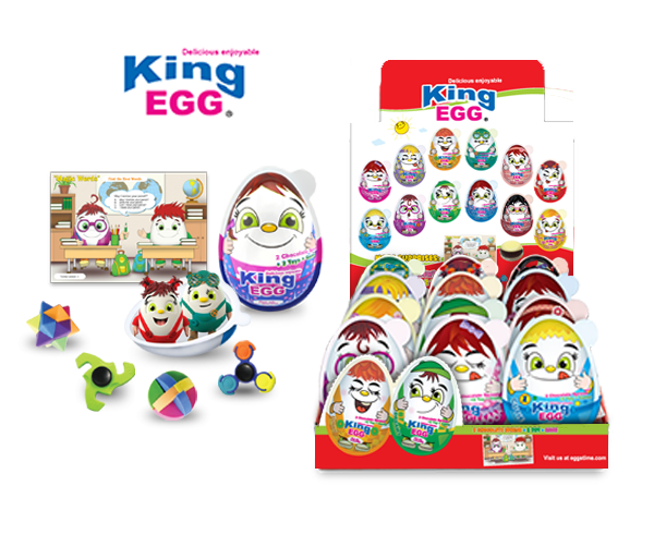 Picture of King Egg KE12 King Egg Giant with Surprises&#44; Pack of 3