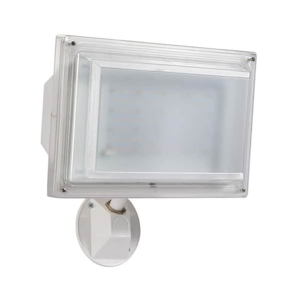 LED-FL55WT FL55 White Outdoor Integrated LED Wall Pack Light