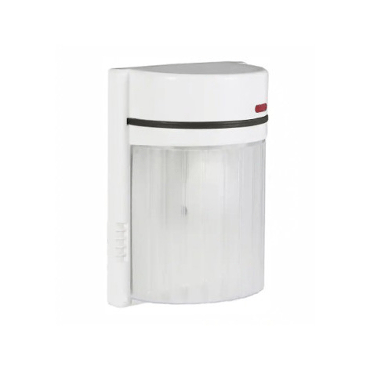 LED-SL18WT-A19 4000K A19 Replaceable White Bulb LED Wall-Mount Light with Photocell for Dusk to Dawn - Up to 20 x 20 in.