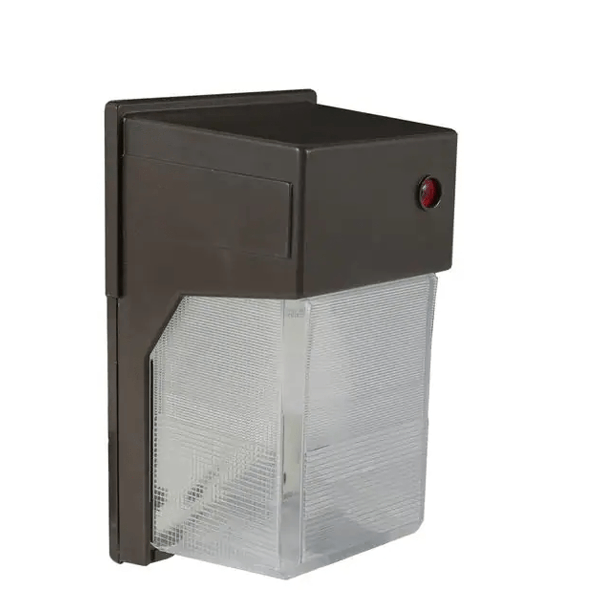 LED-SL27BZ-A19 4000K A19 Replaceable Bronze Bulb LED Wall Mount Light with Photocell for Dusk to Dawn - Up to 30 x 30 in.