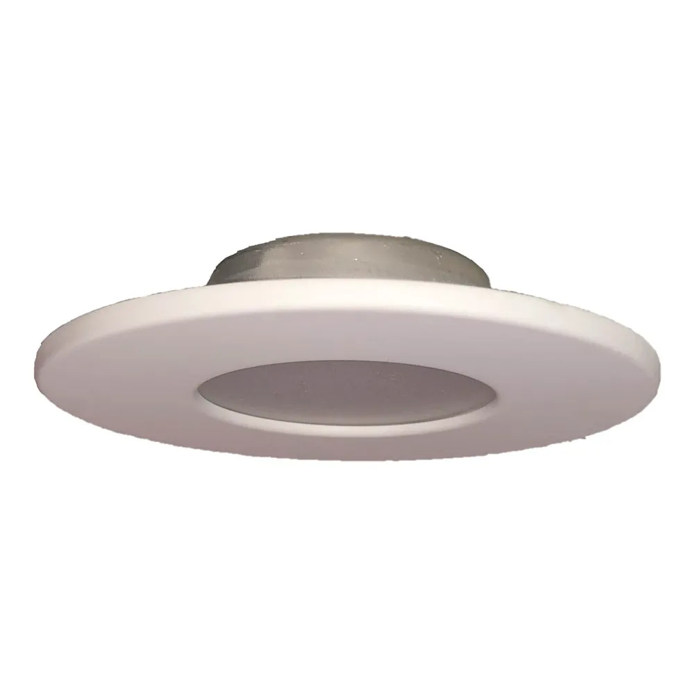 LED-RSM63DL-WT 5.5 in. 12W 120V Radar Sensor Disk LED Recessed Light Kit with Trim, White - 3000K