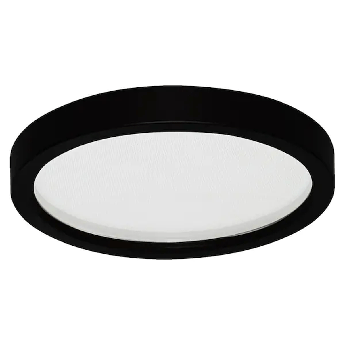 LED-SM7DL-BLK 7 in. Dimmable LED Edge Light - Black & White Diffuser - 3000K