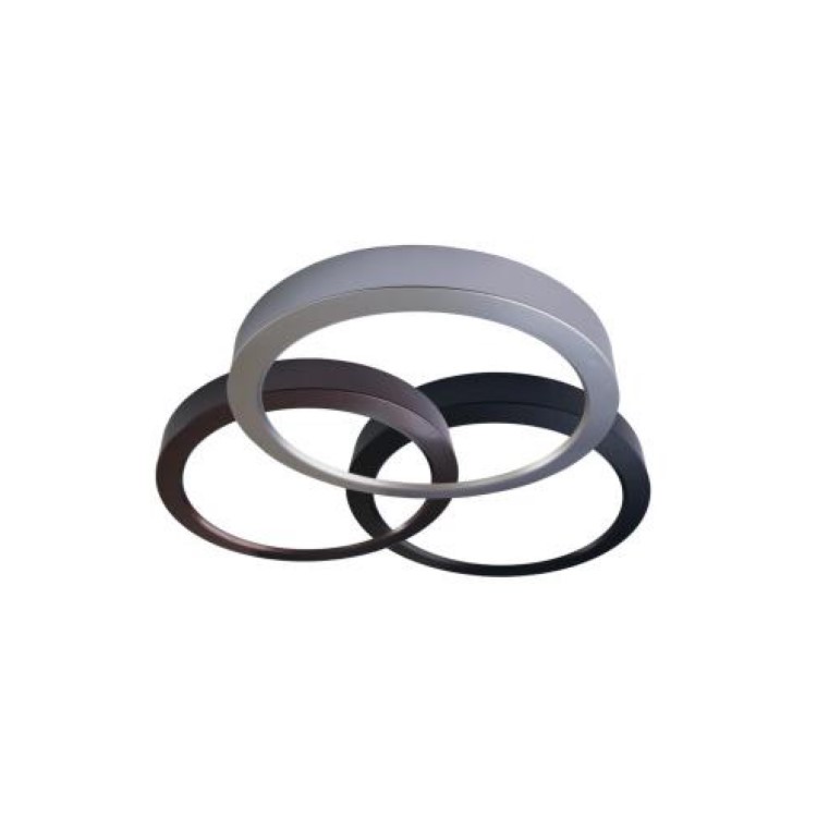 7RING-BLK 7 in. Metal Black Ring