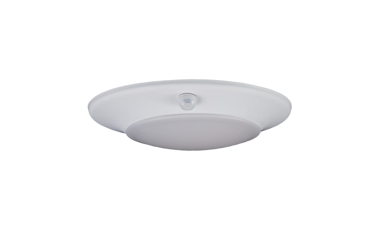 LED-M6L-WT 6 in. LED Disc Light - White Opal Diffuser - 3000K