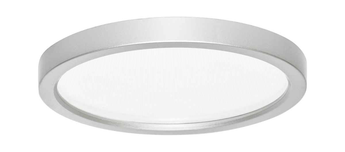 LED-SM55DL-BN 5.5 in. Dimmable LED Edge Light - Nickel & White Diffuser - 3000K