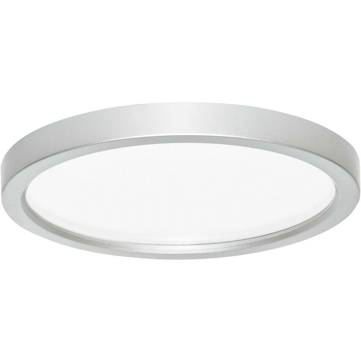 LED-SM7DL-BN 7 in. Dimmable LED Edge Light - Nickel & White Diffuser - 3000K