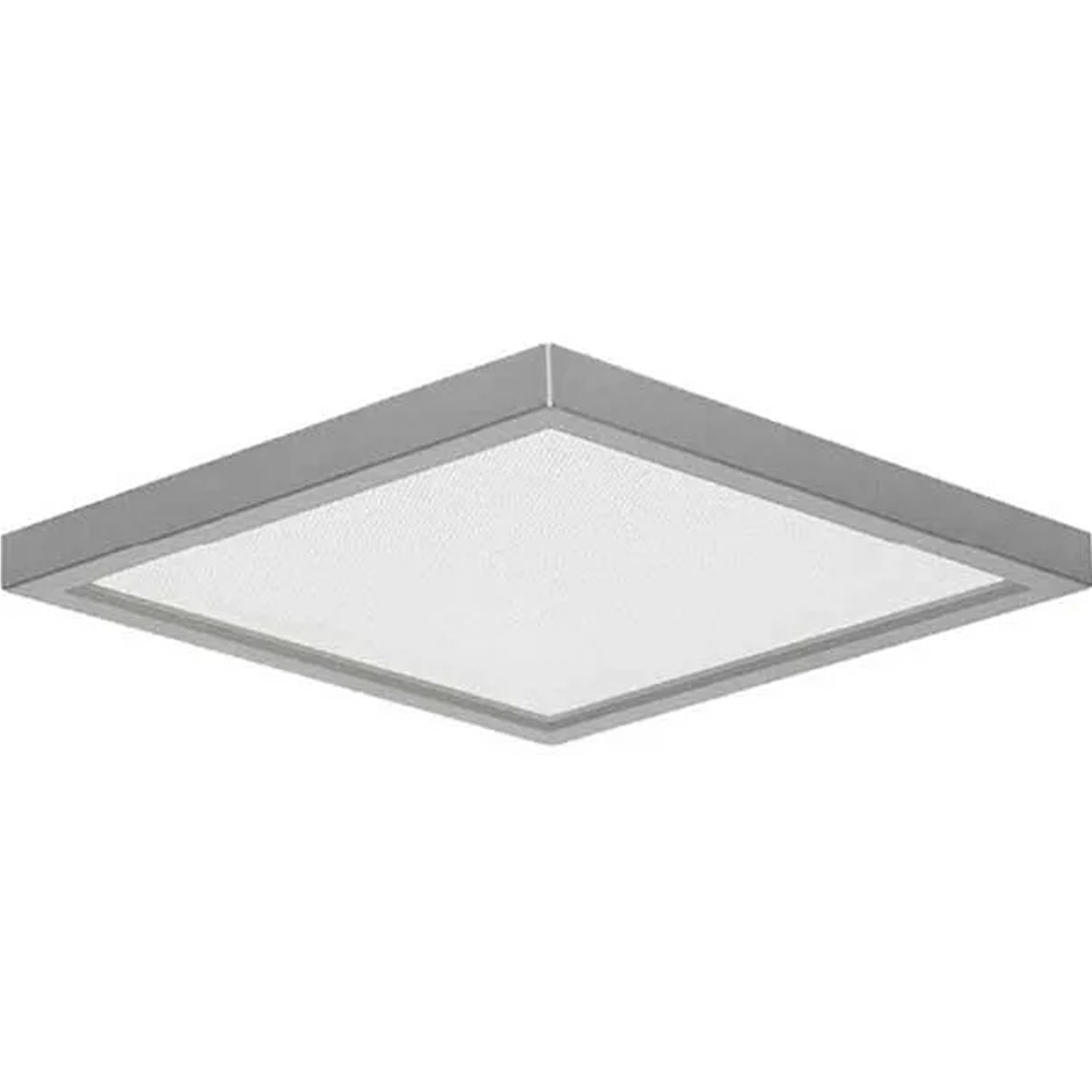 LED-SM63DL-BN 5.5 in. LED Edge Dimmable Square Light - Nickel & White Diffuser - 3000K