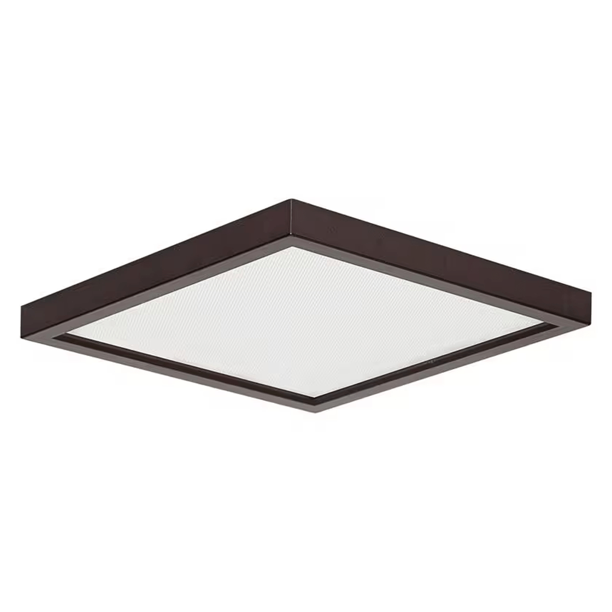 LED-SM8-BZ 7 in. LED Edge Dimmable Square Light - Bronze & White Diffuser - 3000K