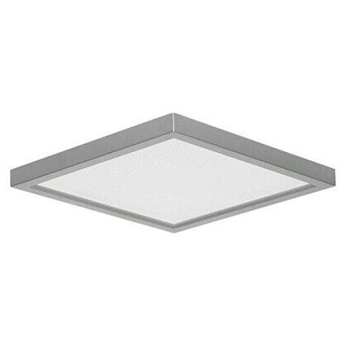 LED-SM8-BN 7 in. LED Edge Dimmable Square Light - Nickel & White Diffuser - 3000K