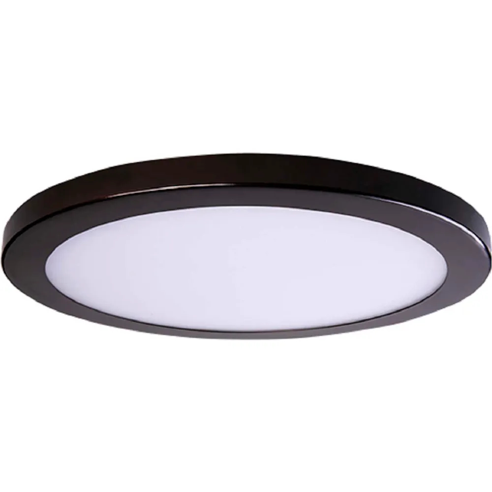 LED-SM15DL-BZ 11 in. 40W 120V Round Platter LED Flush Mount Light, Bronze - 3000K