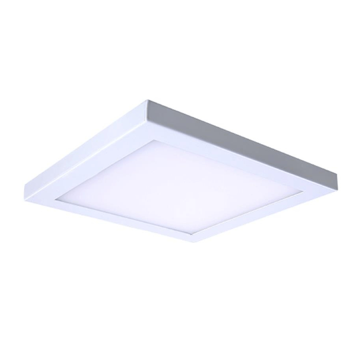 LED-SMAN9DL-WT 9 in. LED Square Durable Metal Construction Dimmable Downlight for 3 in. or 4 in. J-Box, White Diffuser - 3000K