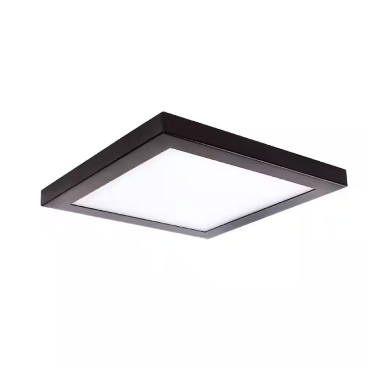 LED-SMAN9DL-BZ 9 in. LED Square Durable Metal Construction Dimmable Downlight for 3 in. or 4 in. J-Box, Bronze & White Diffuser - 3000K