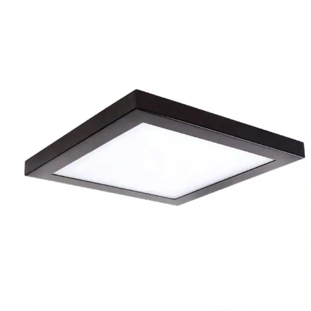 LED-SM10DL-BZ 10 in. LED Square Durable Metal Construction Dimmable Downlight for 3 in. or 4 in. J-Box, Bronze & White Diffuser - 3000K