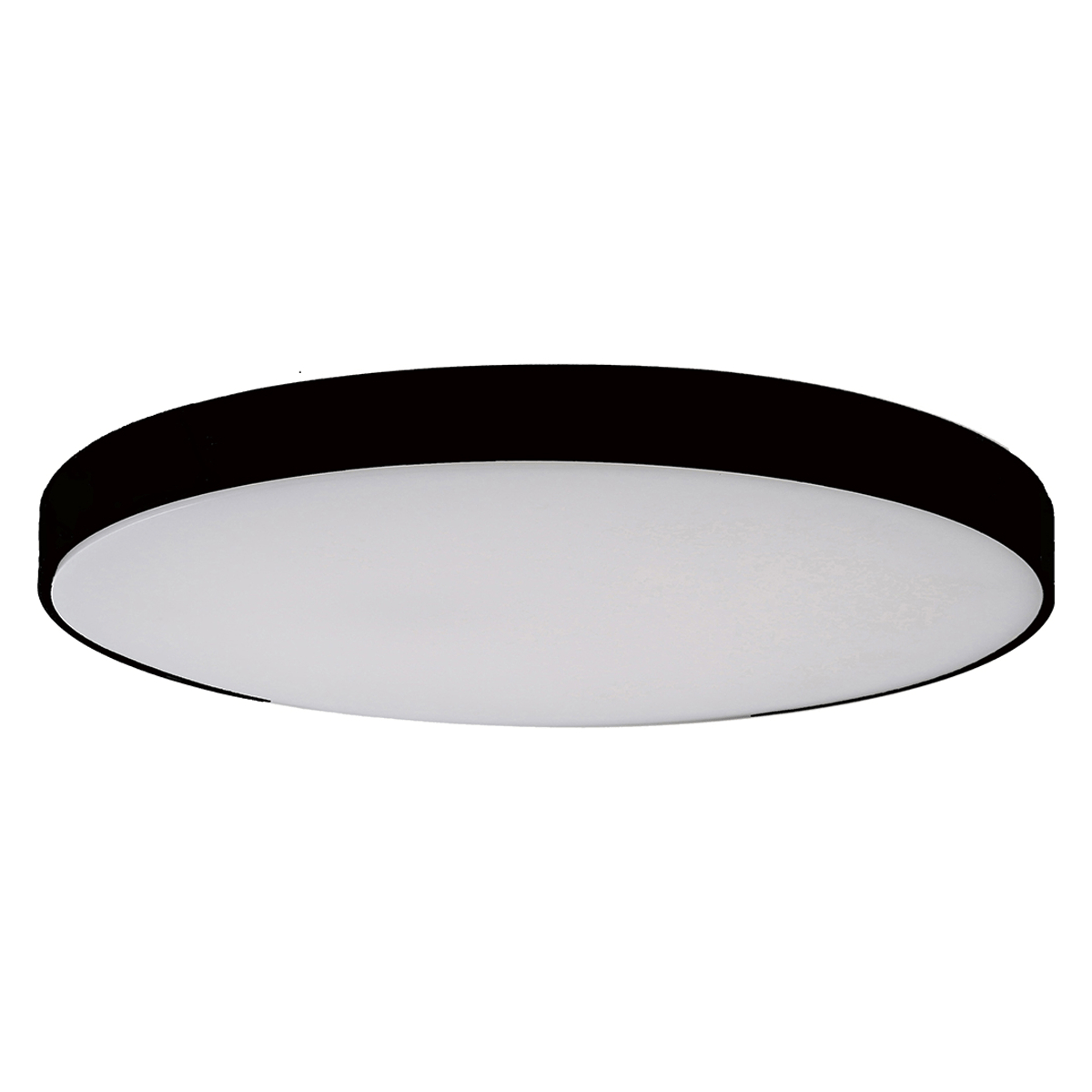 LED-CP7D-BLK 7 in. 120V-277V LED Can Less Light with Driver - Black & White Diffuser - 3000K