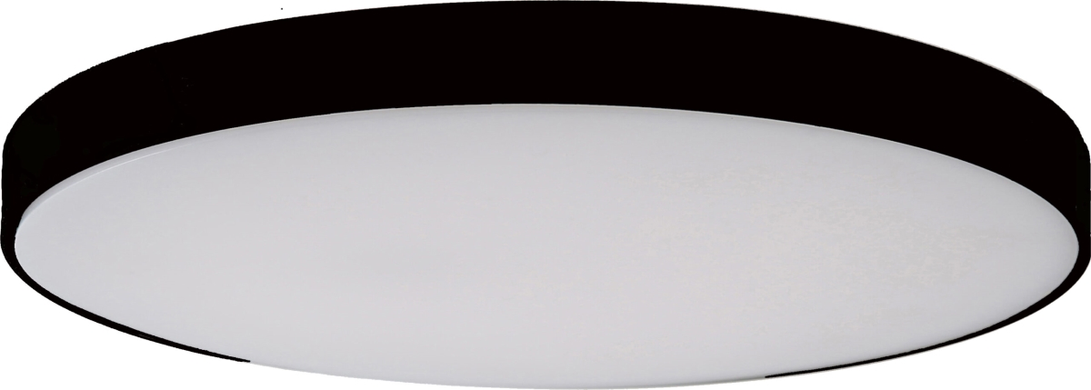 LED-CP9D-BLK 9 in. 120V-277V LED Can Less Light with Driver - Black & White Diffuser - 3000K