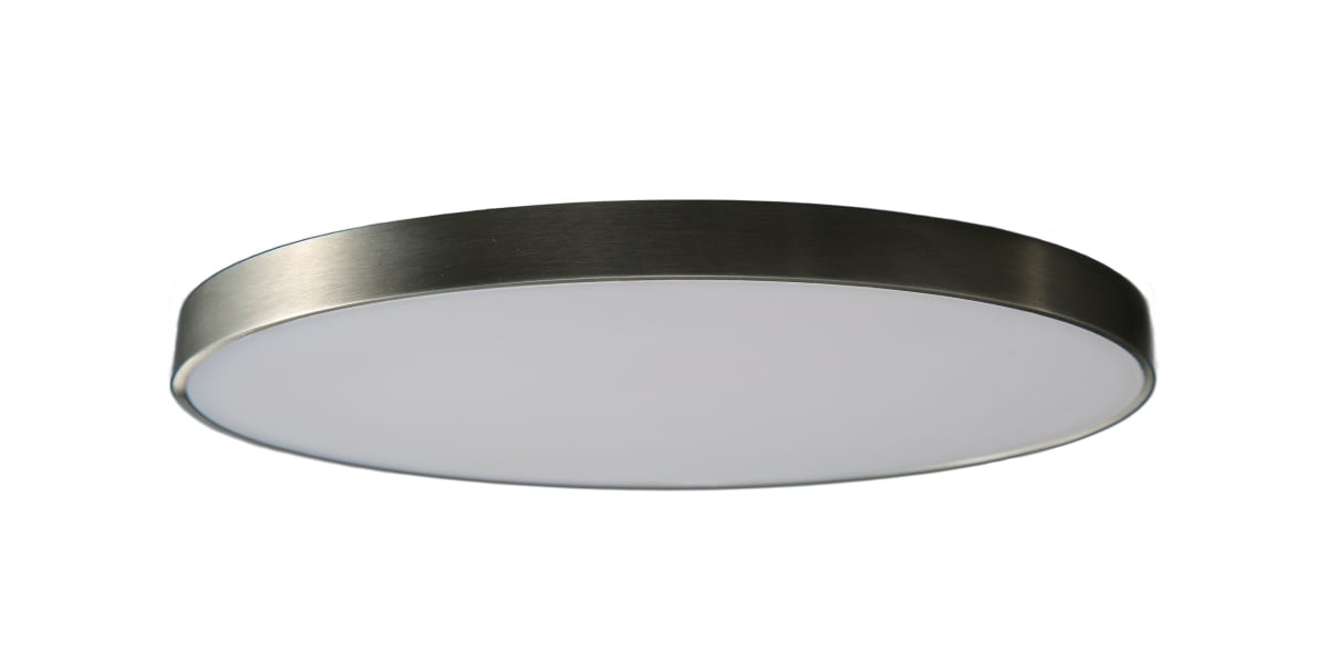 LED-CP9D-BN 9 in. 120V-277V LED Can Less Light with Driver - Brush Nickel & White Diffuser - 3000K