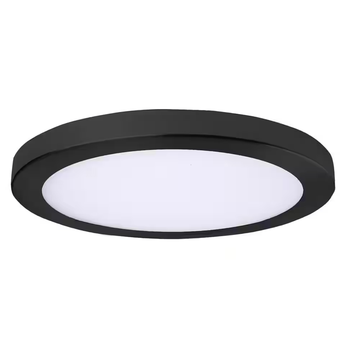 LED-TB6-BLK 6 in. LED Slim Disc Light - 3000K