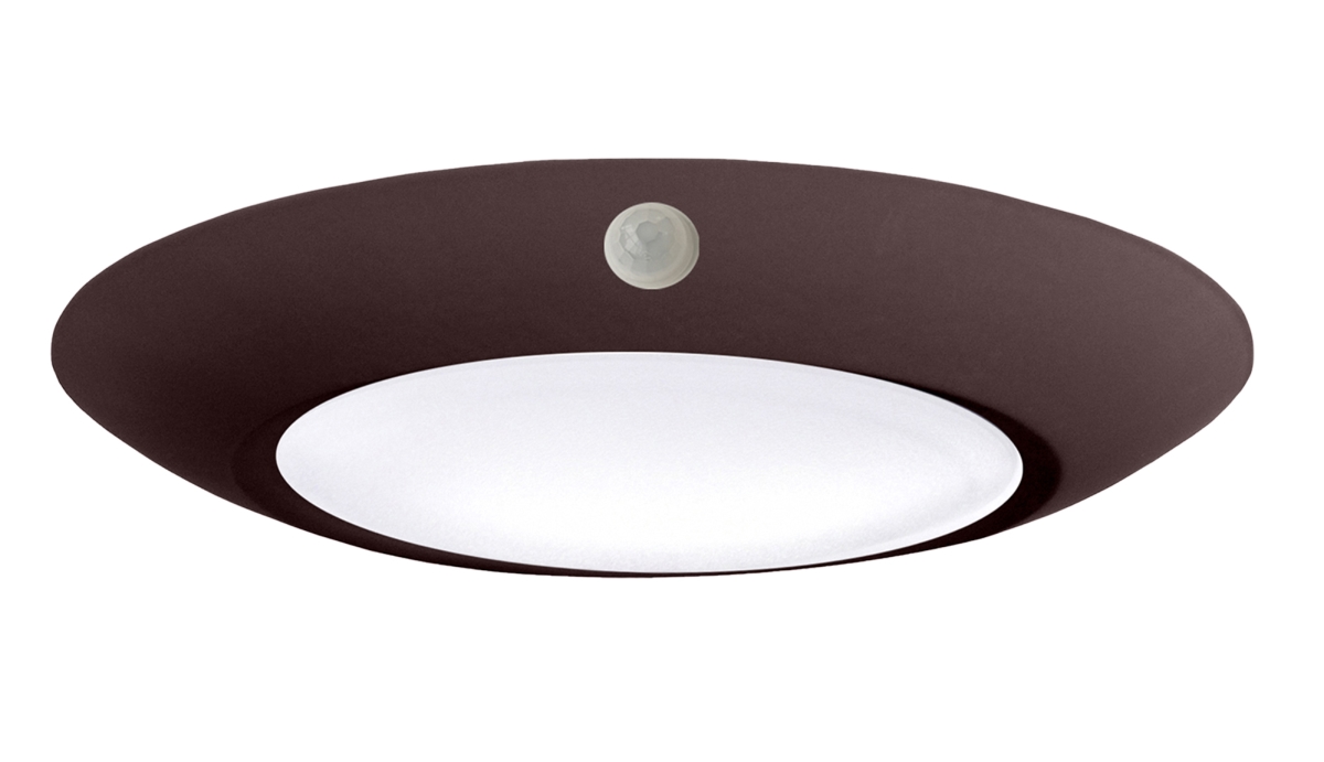 LED-4LM-BZ 3000K LED Disc Light - Bronze & White Opal Diffuser - 4 in.