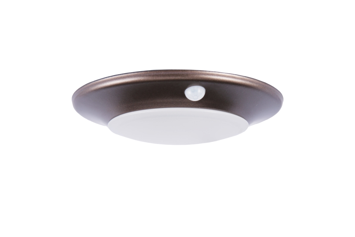 LED-M4L-BZ 4 in. LED Disc Light - Bronze & White Opal Diffuser - 3000K