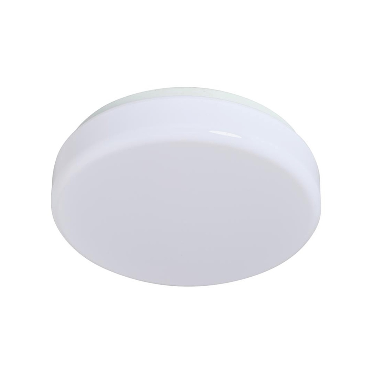 LED-V002L-W 14 in. LED Dimmable Shallow Cloud Fixture - Smooth White Diffuser - 3000K
