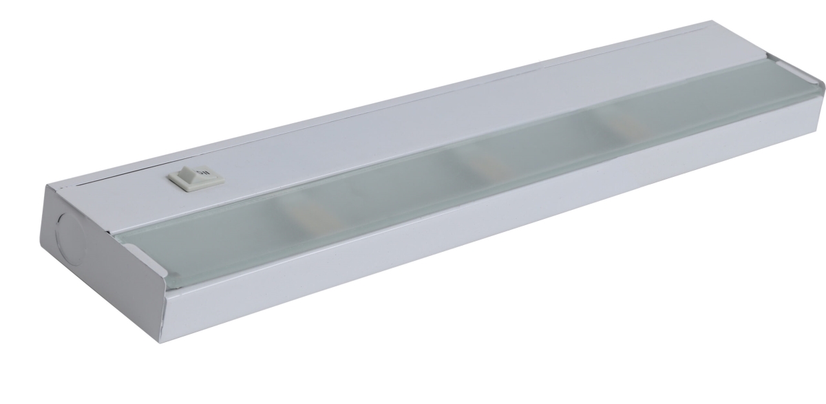 LED-XN3W 21 in. 6W LED Under Cabinet Task Light with Classic Metal Housing Design - White - 2700K