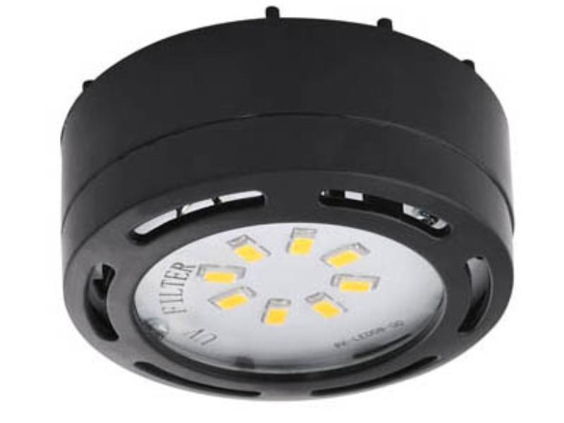 3580LED-PL1BLK 4W 120V-3000K Dimmable 1-Light LED Puck Light