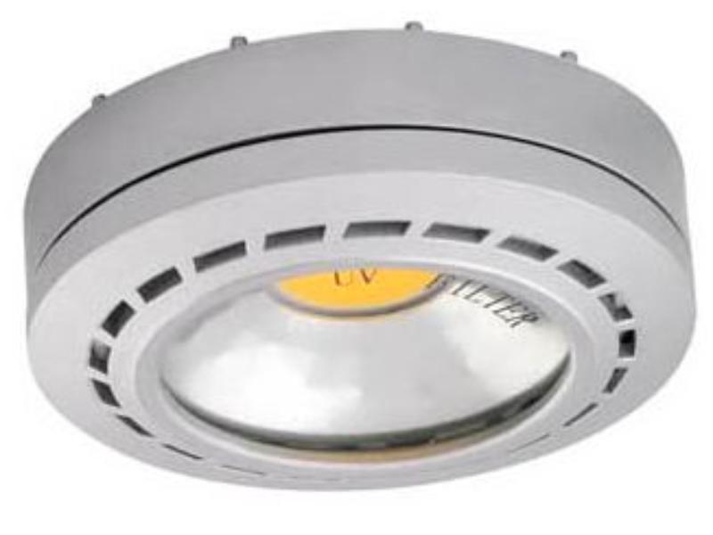 LED-3PE10NKL 12V 3-Lights Plastic Engine LED Puck Light with Plug in Driver - 3000K