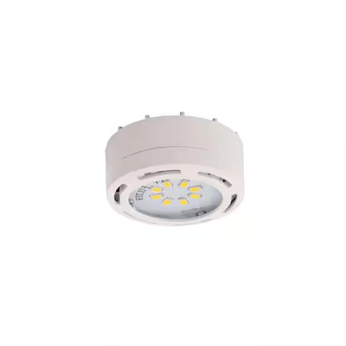 3580LED-PL1WHT 4W 120V 3000K Dimmable 1-Light LED Puck Light