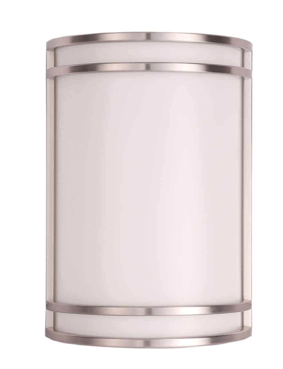 LED-WS15 15W LED Half Cylinder Wall Sconce Light - Milky White Diffuser