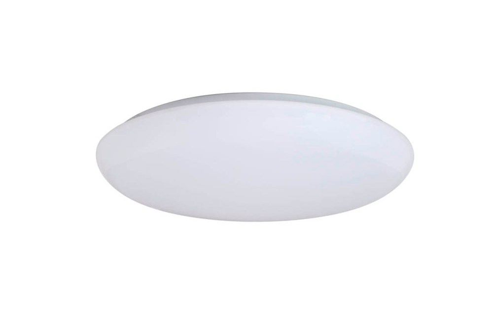 R002-Lens 14 in. Plastic White Mushroom Diffuser