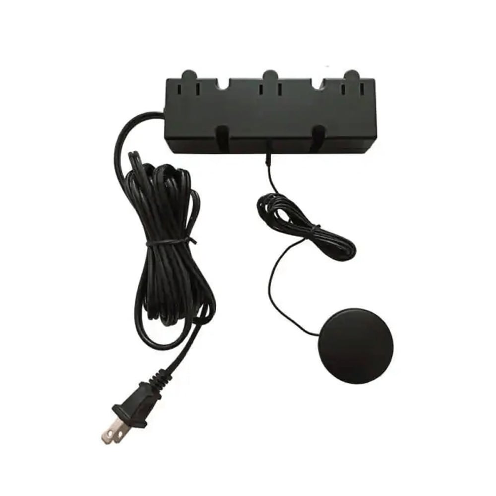 DM3-120-BLK 120V 3 Outlet & 3-Level Touch Dimmer Receptacle Appliance Control - Black