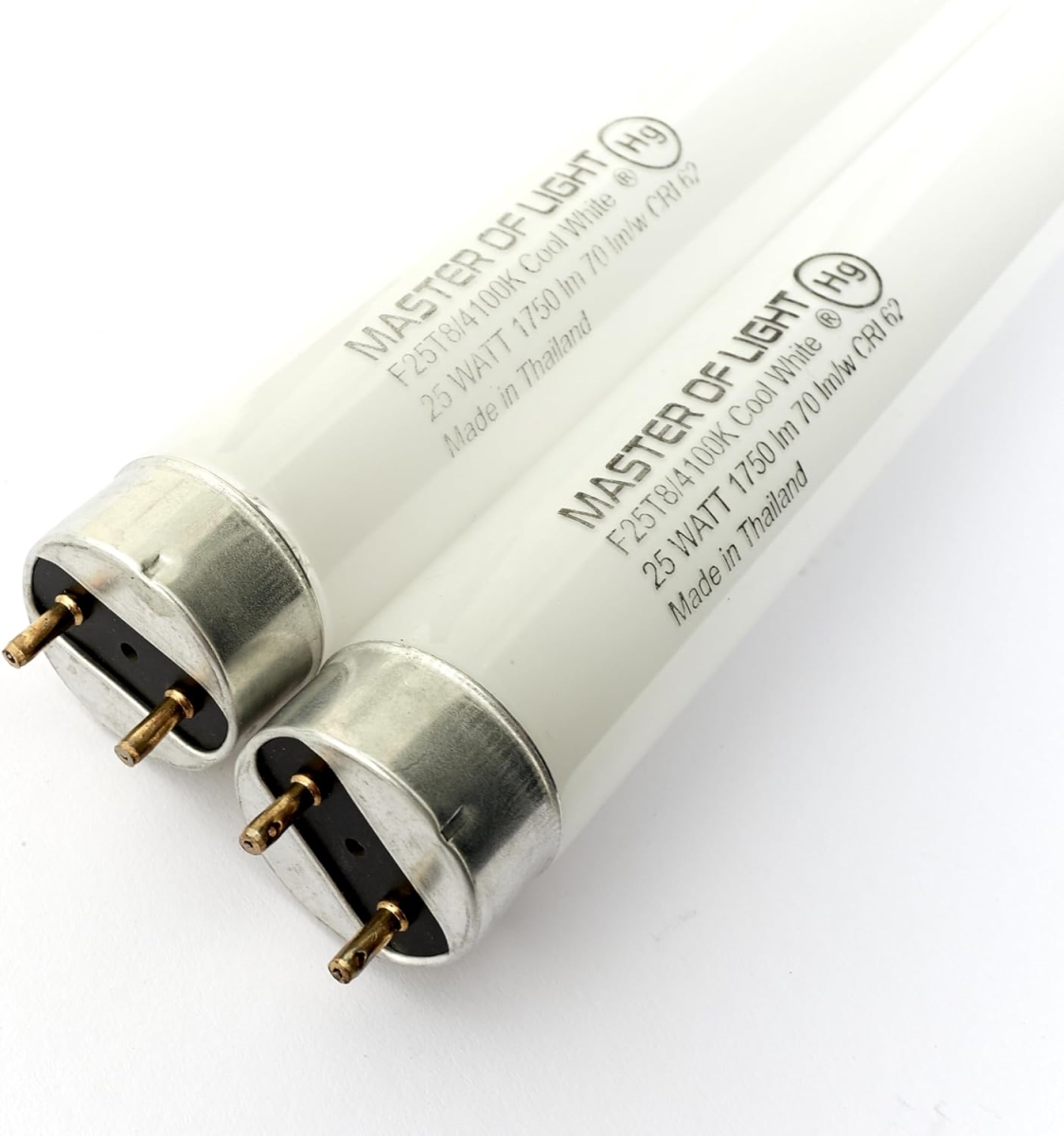 F25T8CW 25W Linear Tube T5 G13 Mini Bi-Pin Base Fluorescent Light Bulb, Cool White - 4100K