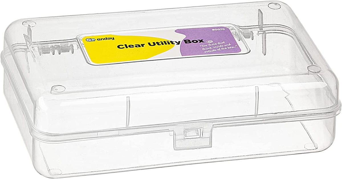 No.0070 Clear Multipurpose Utility Box - Pack of 24