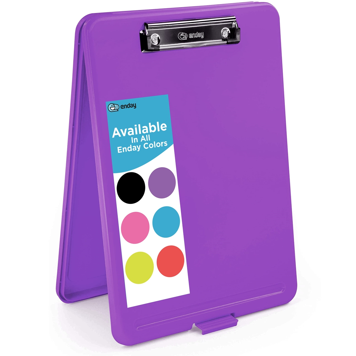 No.0458 Translucent Clipboard Storage Case, Purple - Pack of 18