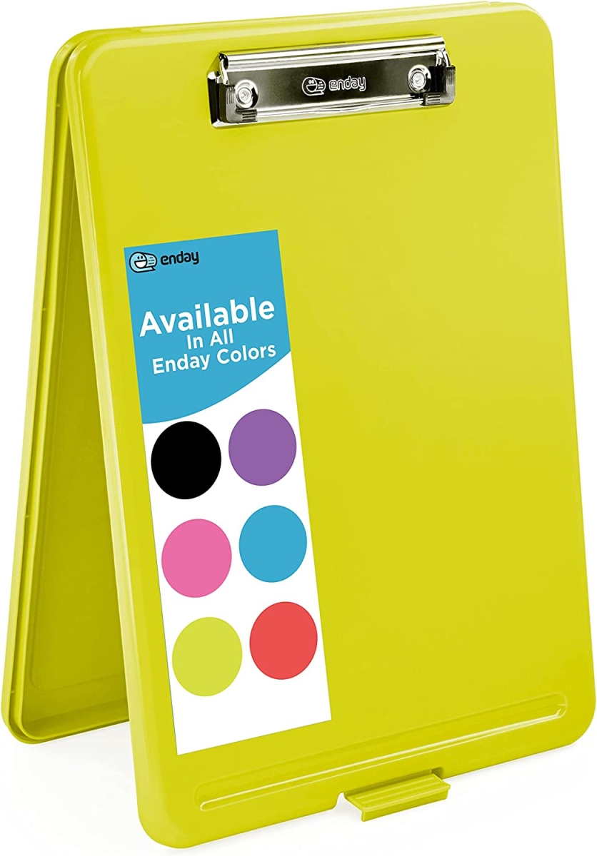 No.0460 Translucent Clipboard Storage Case, Green - Pack of 18