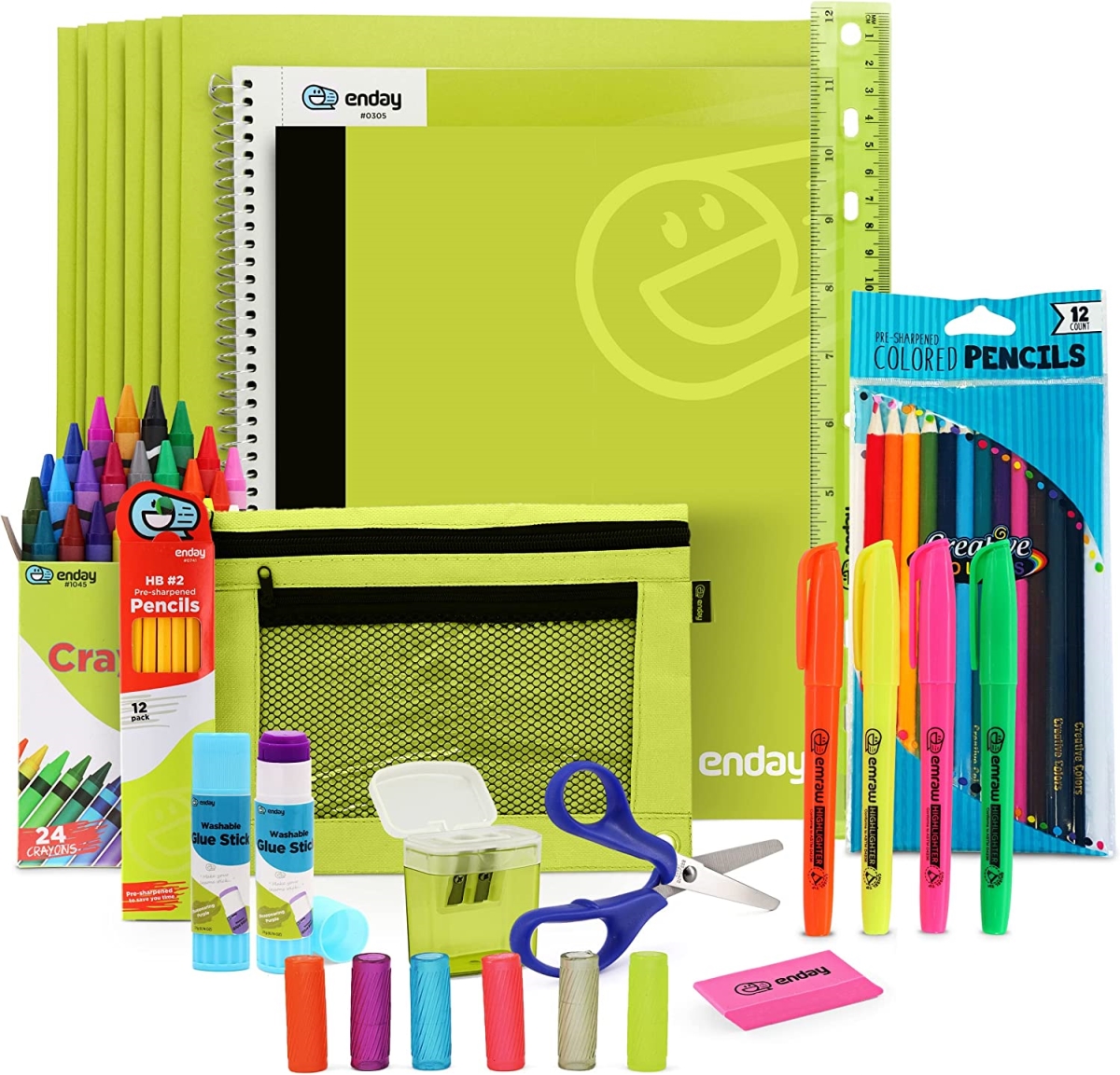 No.1317 School Kit Color Box, Green