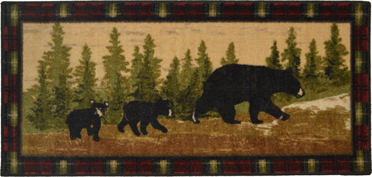 Picture of Mayberry Rug CC5270 20X44 20 x 44 in. Cozy Cabin Following Mama Printed Nylon Kitchen Mat & Rug