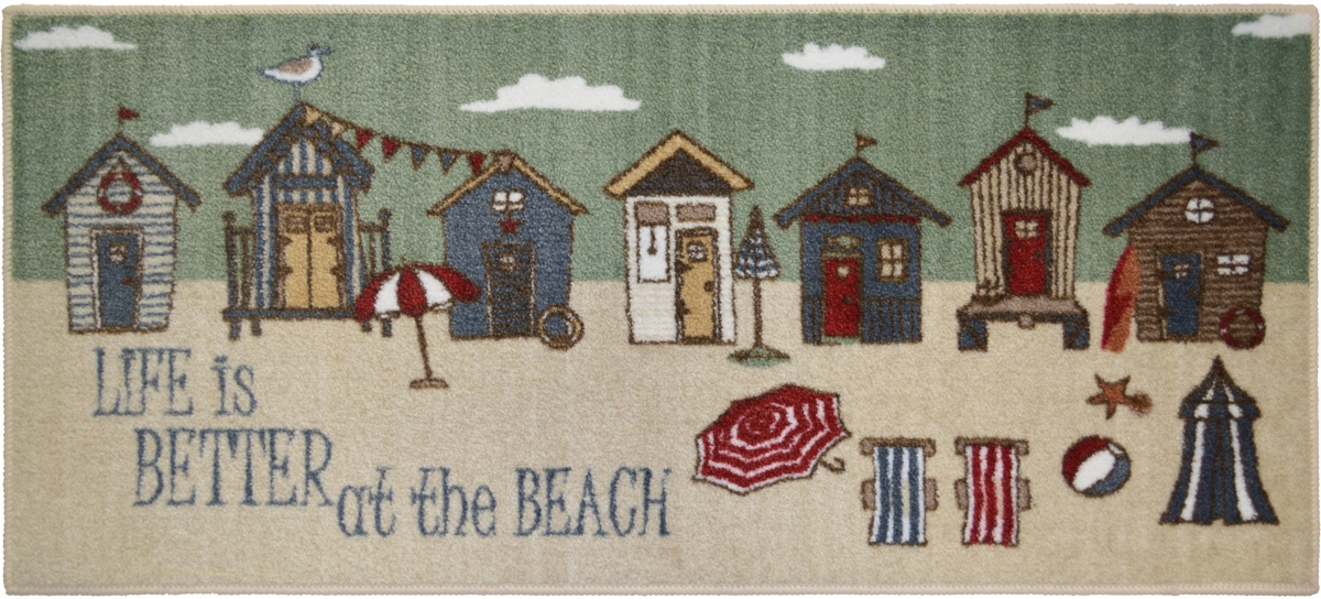 Seaside Better at the Beach Area Rug - 20 x 44 in.